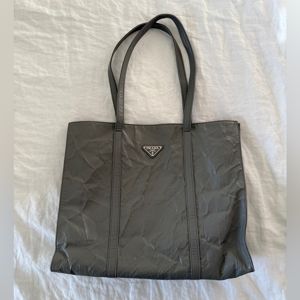 Prada Nappa Wrinkle Leather Bag